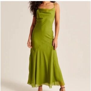 Abercrombie Green Maxi Dress
